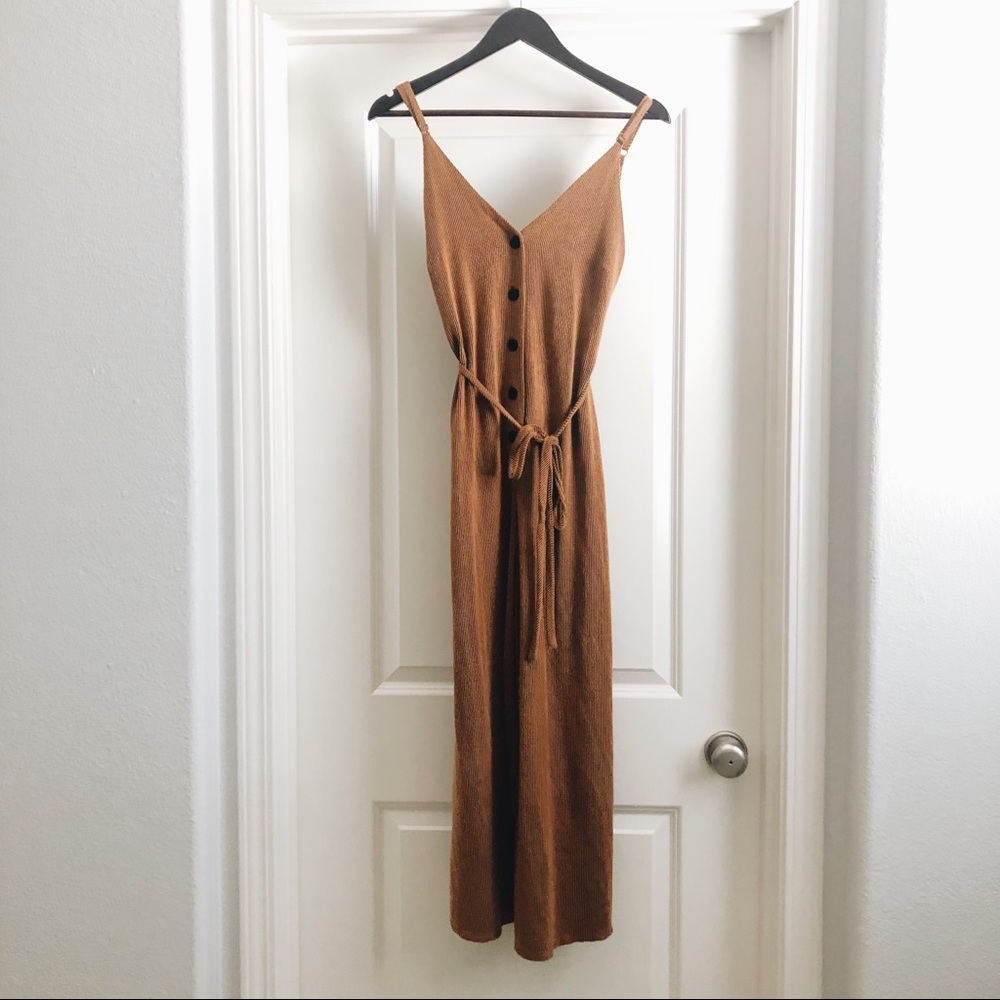 Button Down Jumpsuit